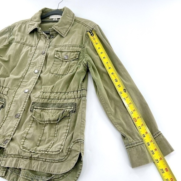 Anthropologie MARRAKECH Geneva Military Green Utility Parka Jacket Size XS - Picture 12 of 15